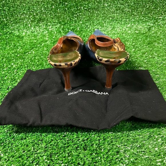 Dolce & Gabbana denim mini heel - Picture 3 of 5